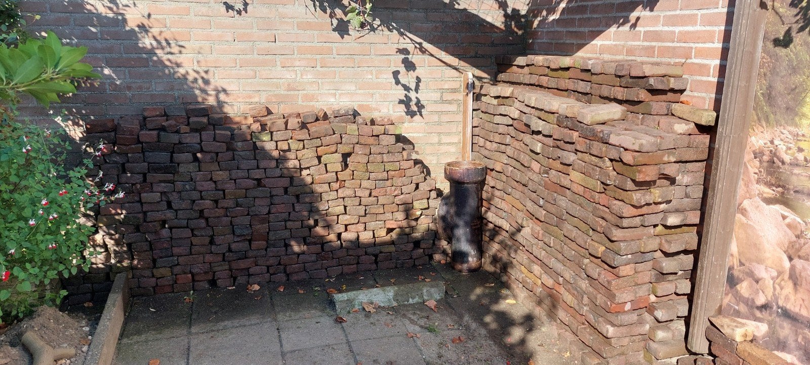 oude klinkers/ waaltjes, Tuin en Terras, Ophalen, Gebruikt, Beton, Klinkers