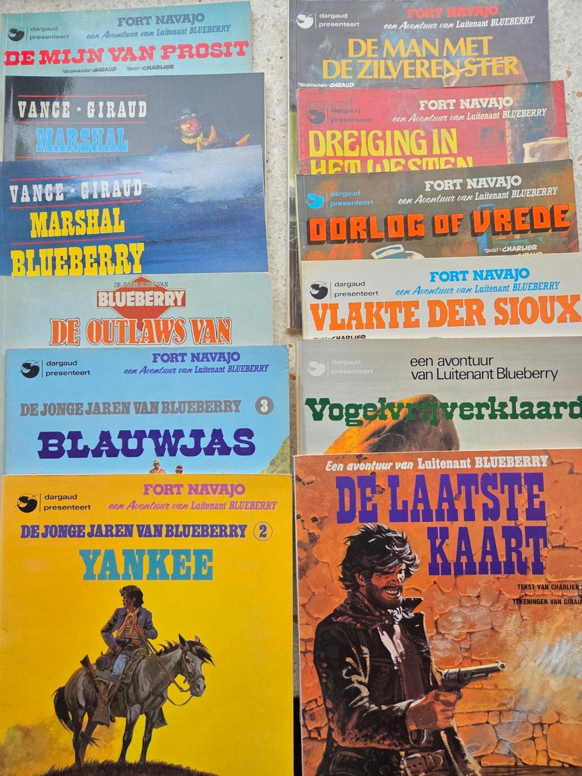 luitenant Blueberry 27 albums, Complete serie of reeks, Verzenden, Zo goed als nieuw