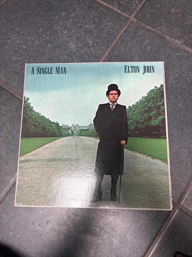 Elton John - A Single Man LP (1978), Cd's en Dvd's, Ophalen of Verzenden, 1970 - 1979, Zo goed als nieuw, 12 inch