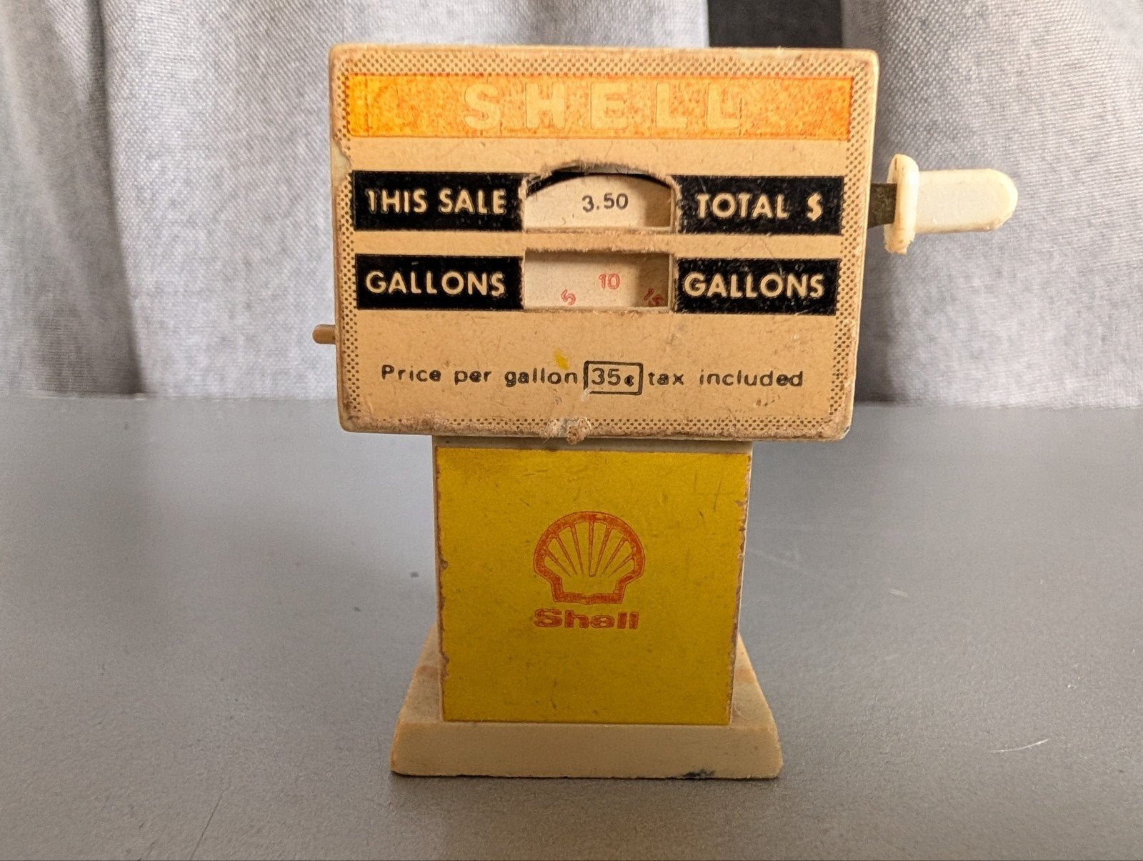 Vintage Shell Benzinepomp uit de jaren '70, Verzamelen, Ophalen of Verzenden, Gebruikt