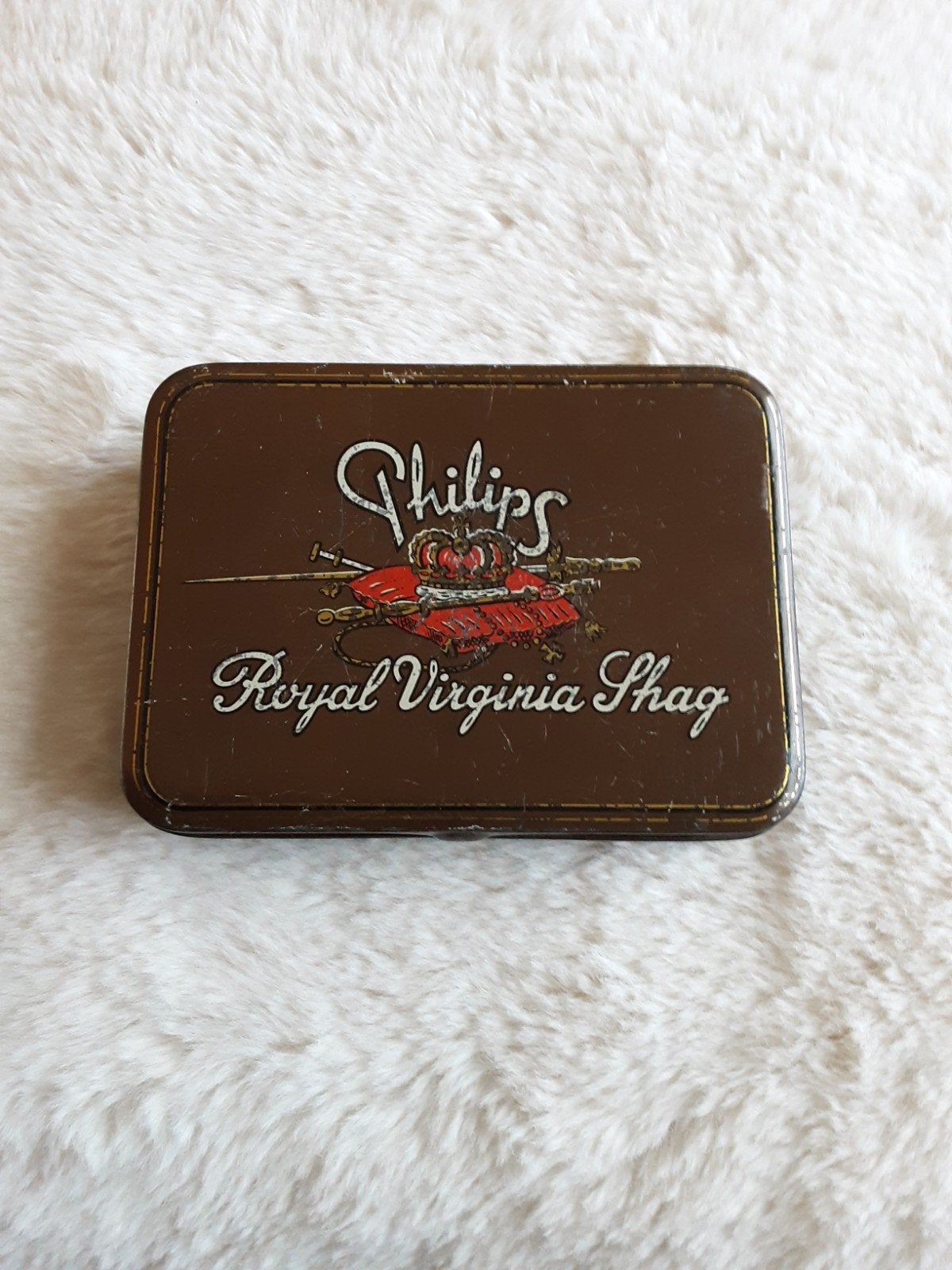 PHILIPS , TABAKSBLIKJE. C.A. 1935., Ophalen of Verzenden, Gebruikt, Overige
