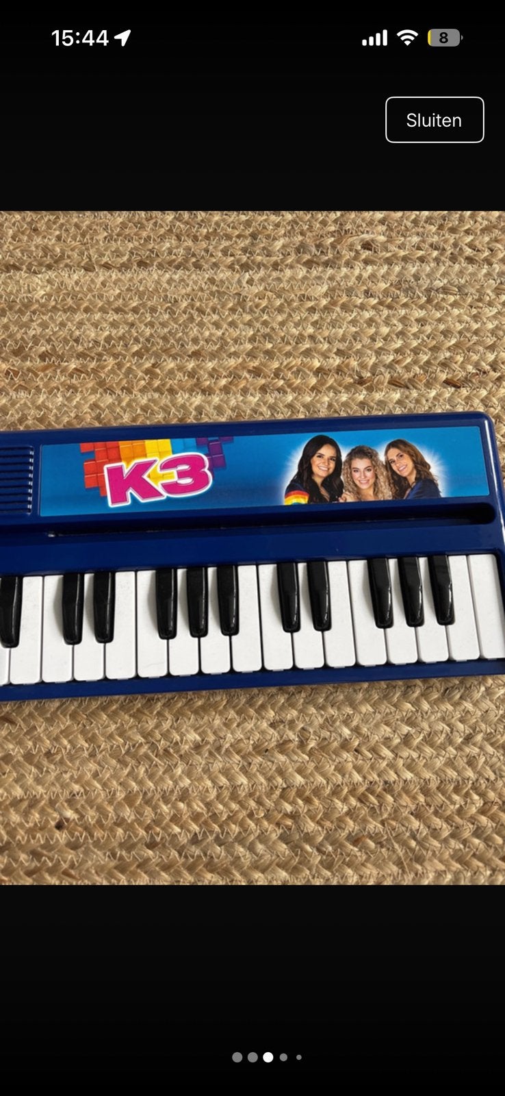 K3 keyboard speelgied, Ophalen of Verzenden, Zo goed als nieuw