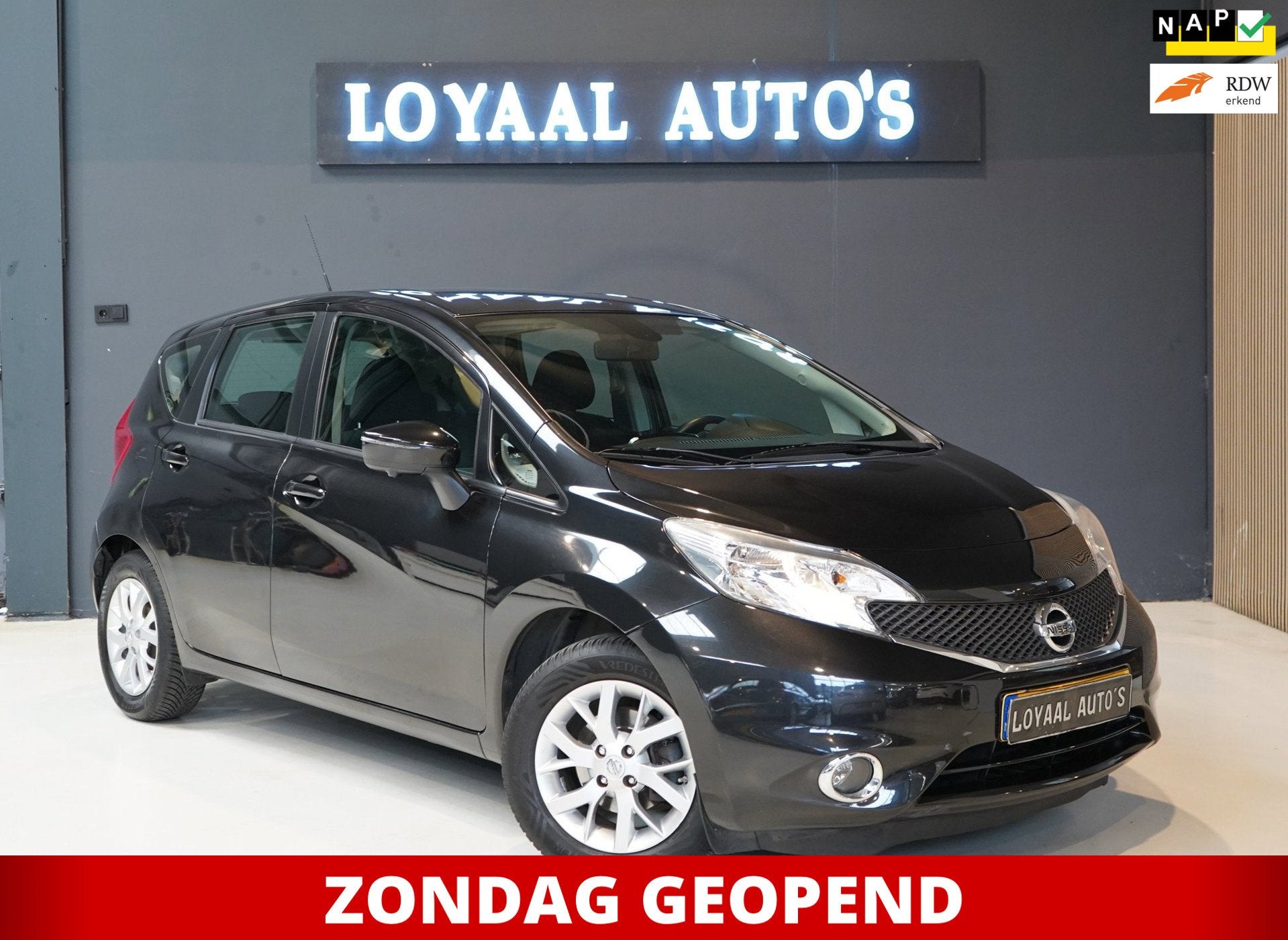 Nissan Note 1.2 Connect Edition | ACHTERUITRIJC. | CRUISE |, Auto's, Euro 5, Stof, 1198 cc, Bedrijf