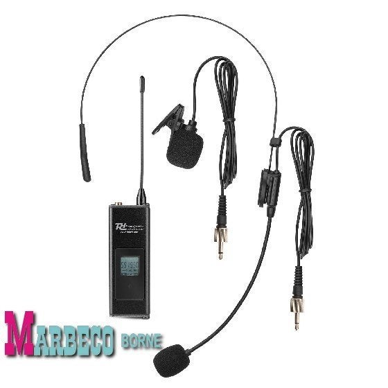 UHF Draadloze microfoonset, 4x 100-Kanaals, 4 Headsets, Info@marbeco.com, Overige typen, Draadloos, Power Dynamics