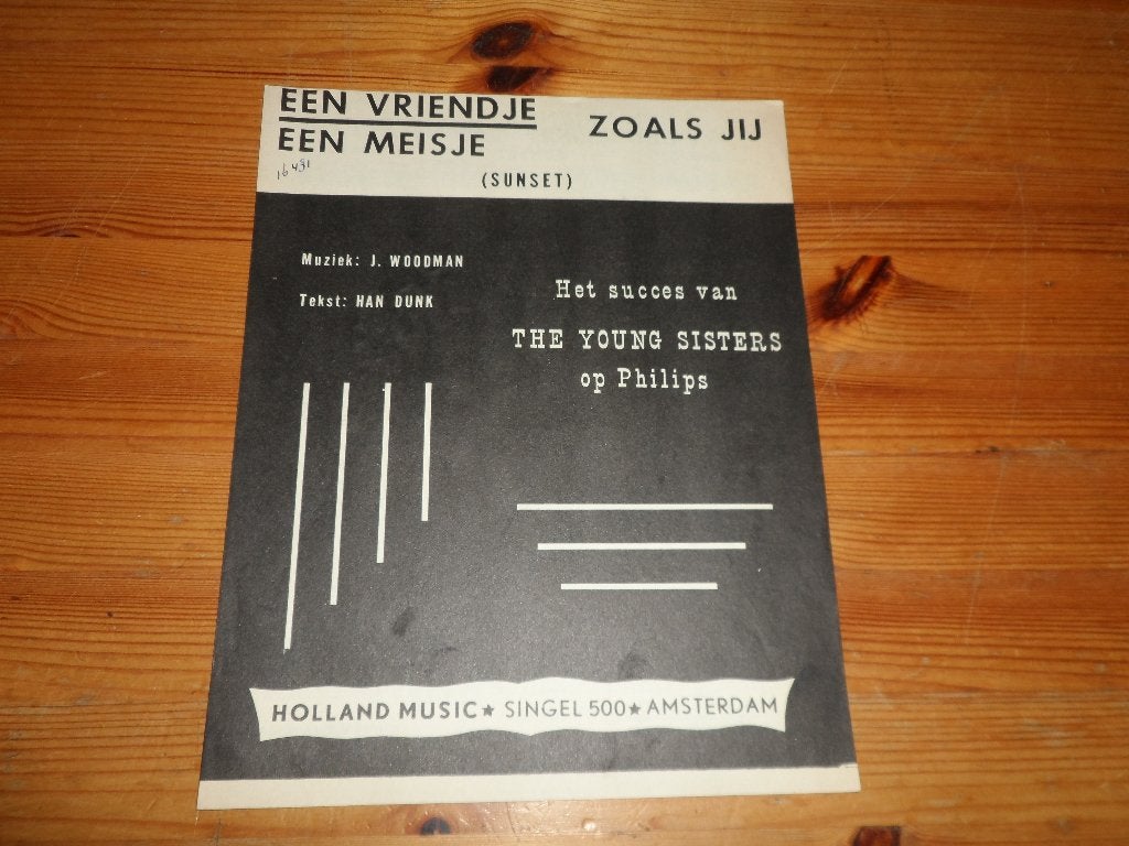Een vriendje een meisje zoals jij - j. Woodman, Muziek en Instrumenten, Gebruikt, Gitaar, Ophalen of Verzenden, Artiest of Componist