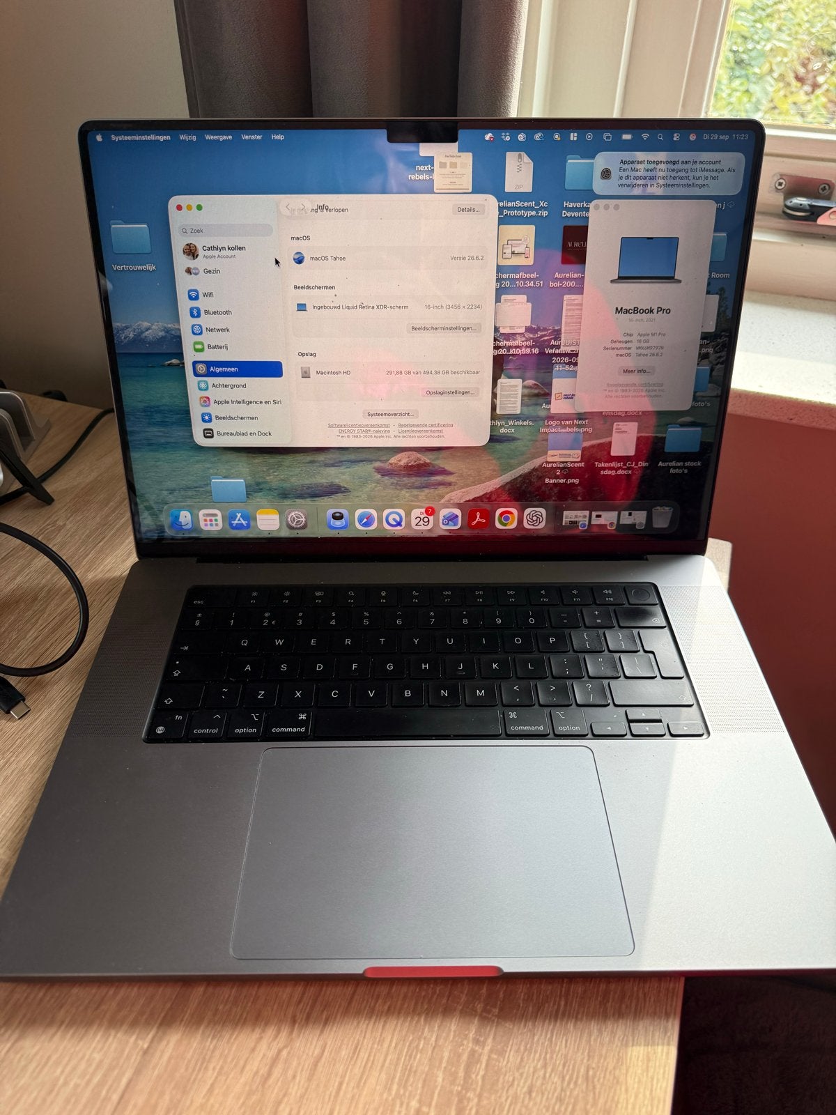 MacBook Pro 16-inch (2021) - Apple M1 Pro, 16GB RAM, Computers en Software, MacBook Pro, Qwerty, 512 GB, Ophalen of Verzenden