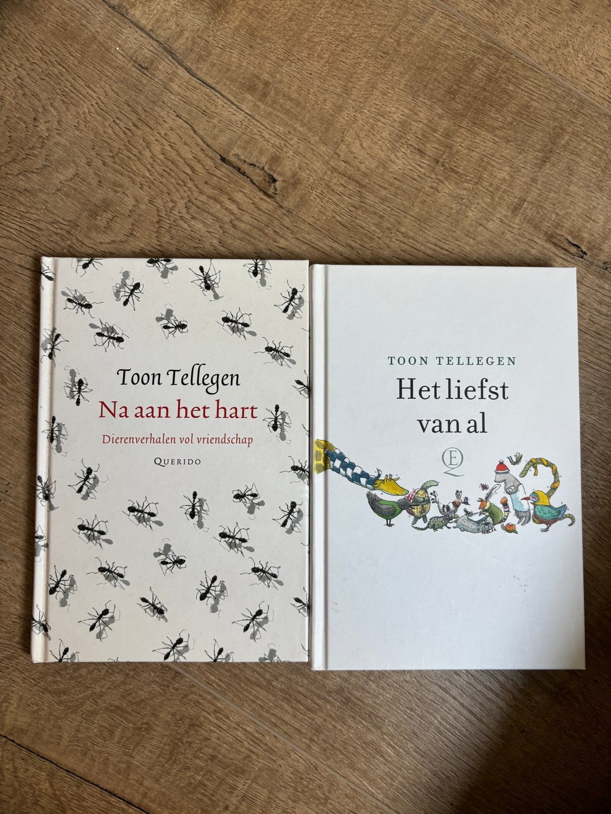 Toon Tellegen Boeken: Na aan het hart & Het liefst van al, Ophalen of Verzenden, Zo goed als nieuw, Fictie algemeen