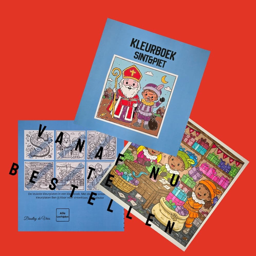 Kleurboek, Diversen, Sinterklaas, Ophalen of Verzenden, Nieuw