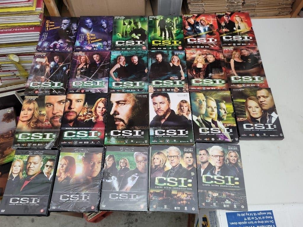 zgan dvd serie csi het complete seizoen van 1 tot 13 comple, Alle leeftijden, Ophalen of Verzenden, Zo goed als nieuw