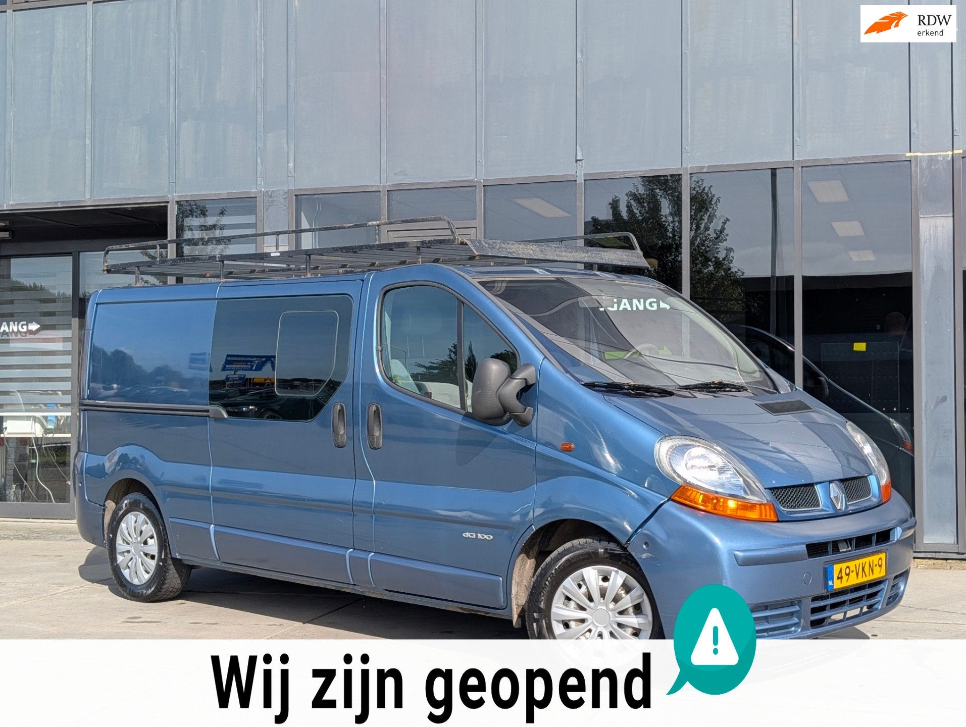 Renault Trafic 1.9 dCi L2H1 DC - Airco - Trekhaak, Gebruikt, 4 cilinders, Renault, Electronic Stability Program (ESP)