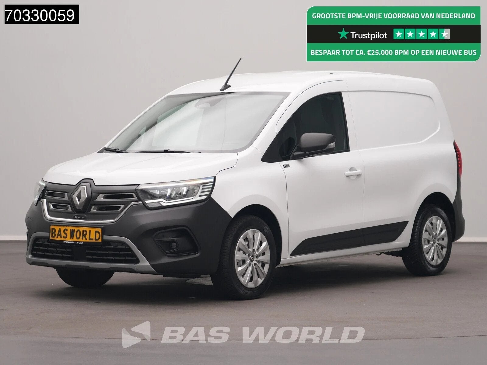 Renault Kangoo E-Tech 122pk Elektrisch 300km WLTP 45kWh L1H1, Automaat, Parkeersensor, Stof, Gebruikt