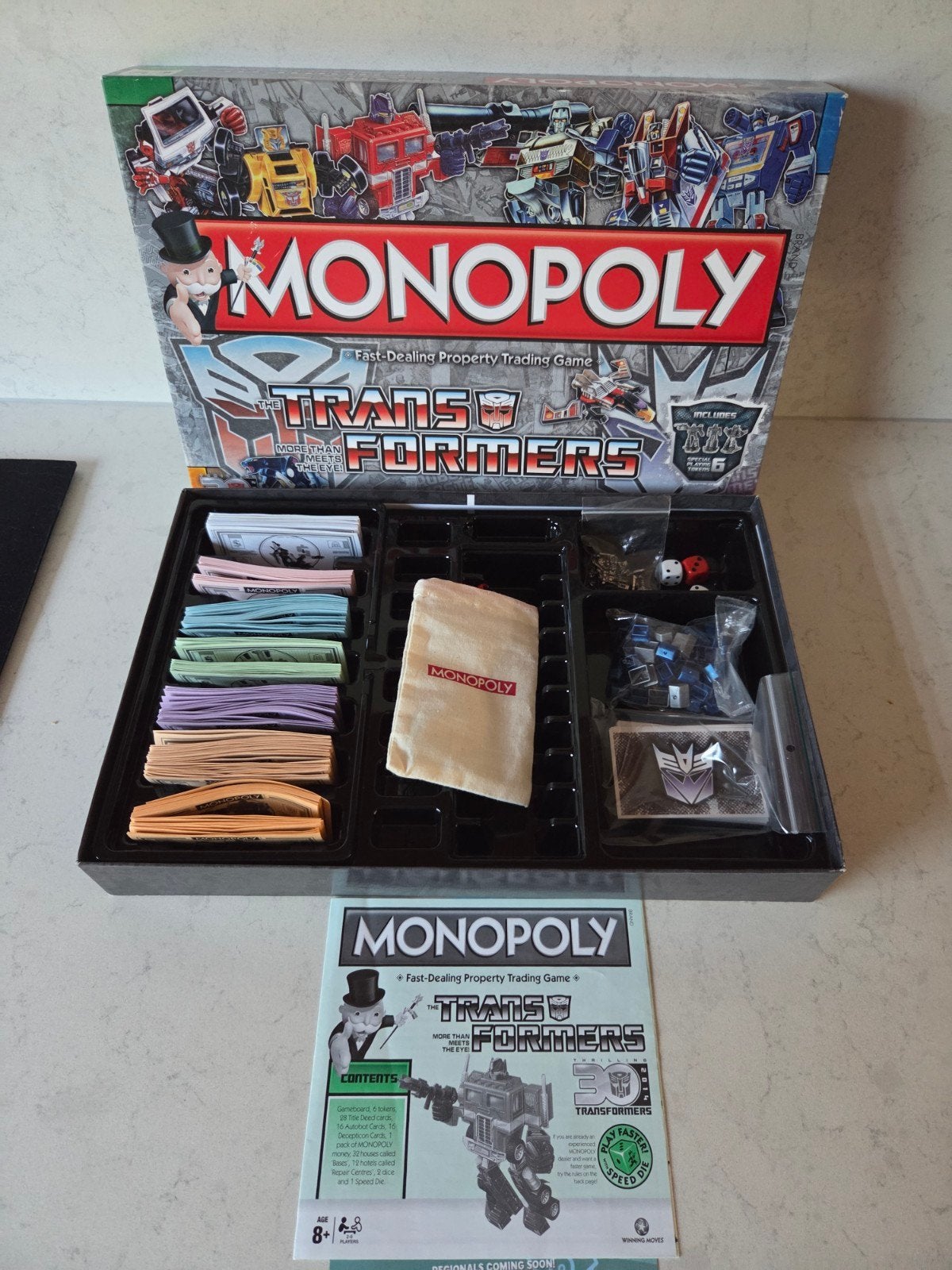 Monopoly Transformers, Ophalen of Verzenden, Zo goed als nieuw