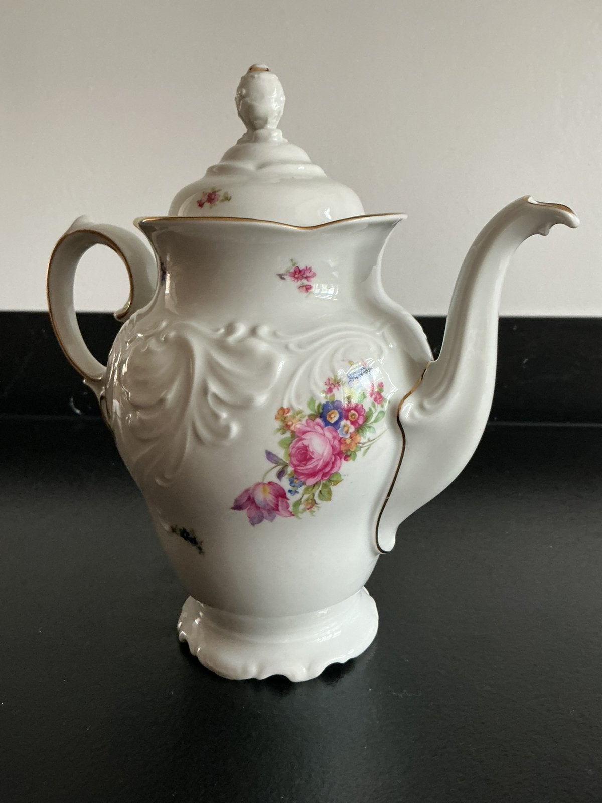 Prachtige vintage KPM koffiepot 1945-1952, Antiek en Kunst, Antiek | Servies los, Ophalen of Verzenden
