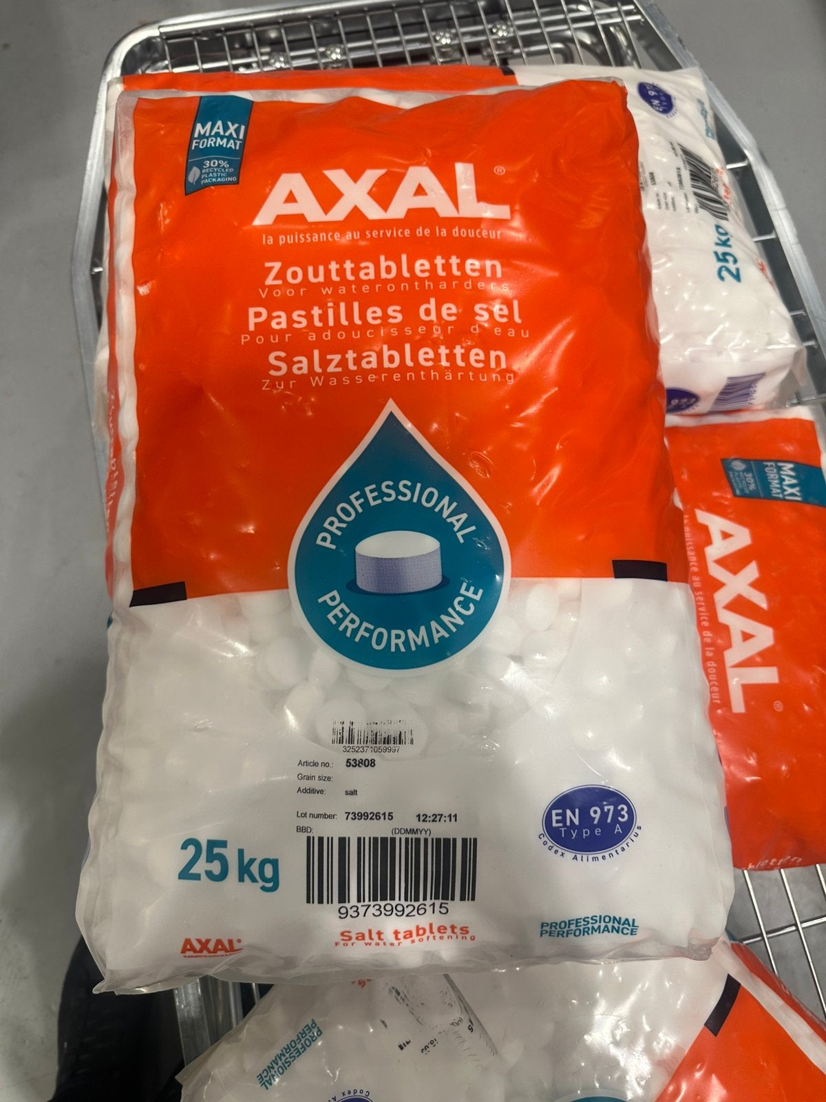 Axal ontharder zout, Witgoed en Apparatuur, Waterontharders, Ophalen, Zo goed als nieuw