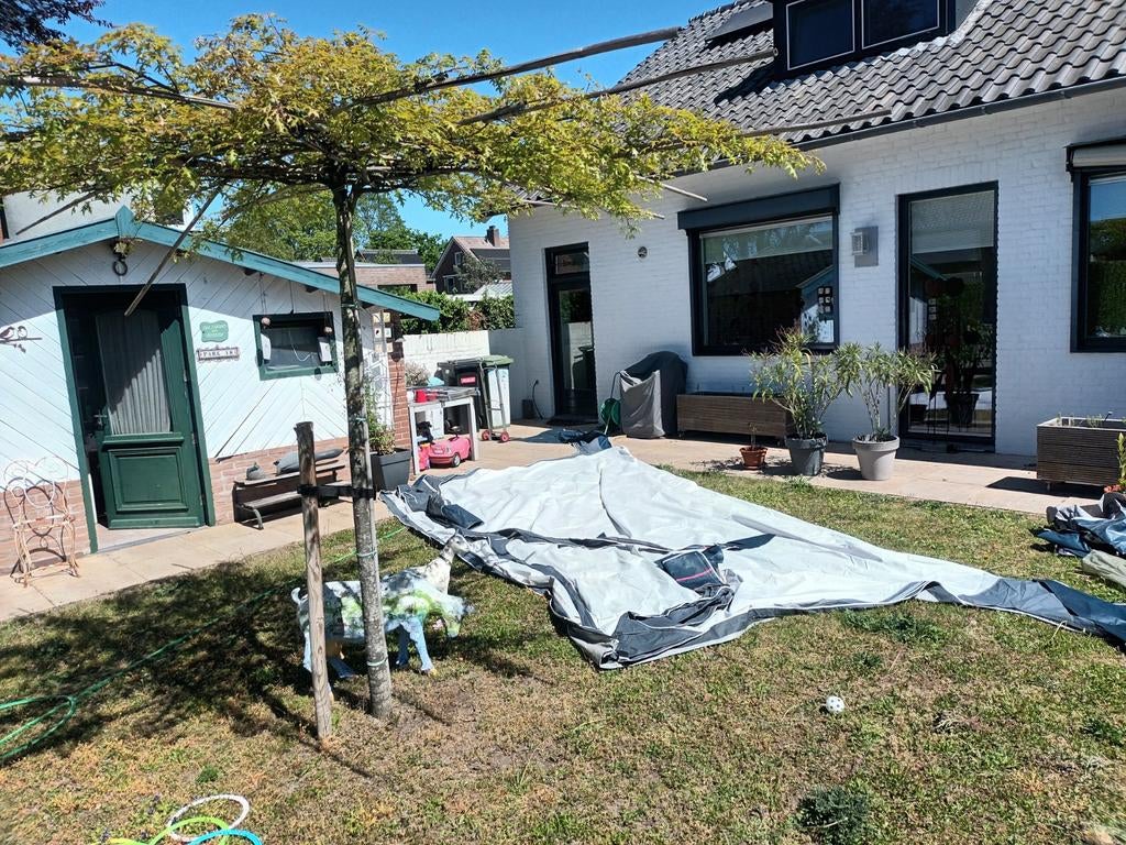 Grijs blauw., Caravans en Kamperen, Voortenten en Luifels, Ophalen