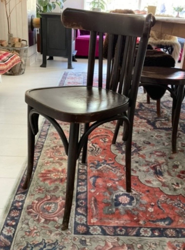 Oude cafestoelen bistrostoelen, Ophalen, Gebruikt, Bruin, Vijf, Zes of meer stoelen