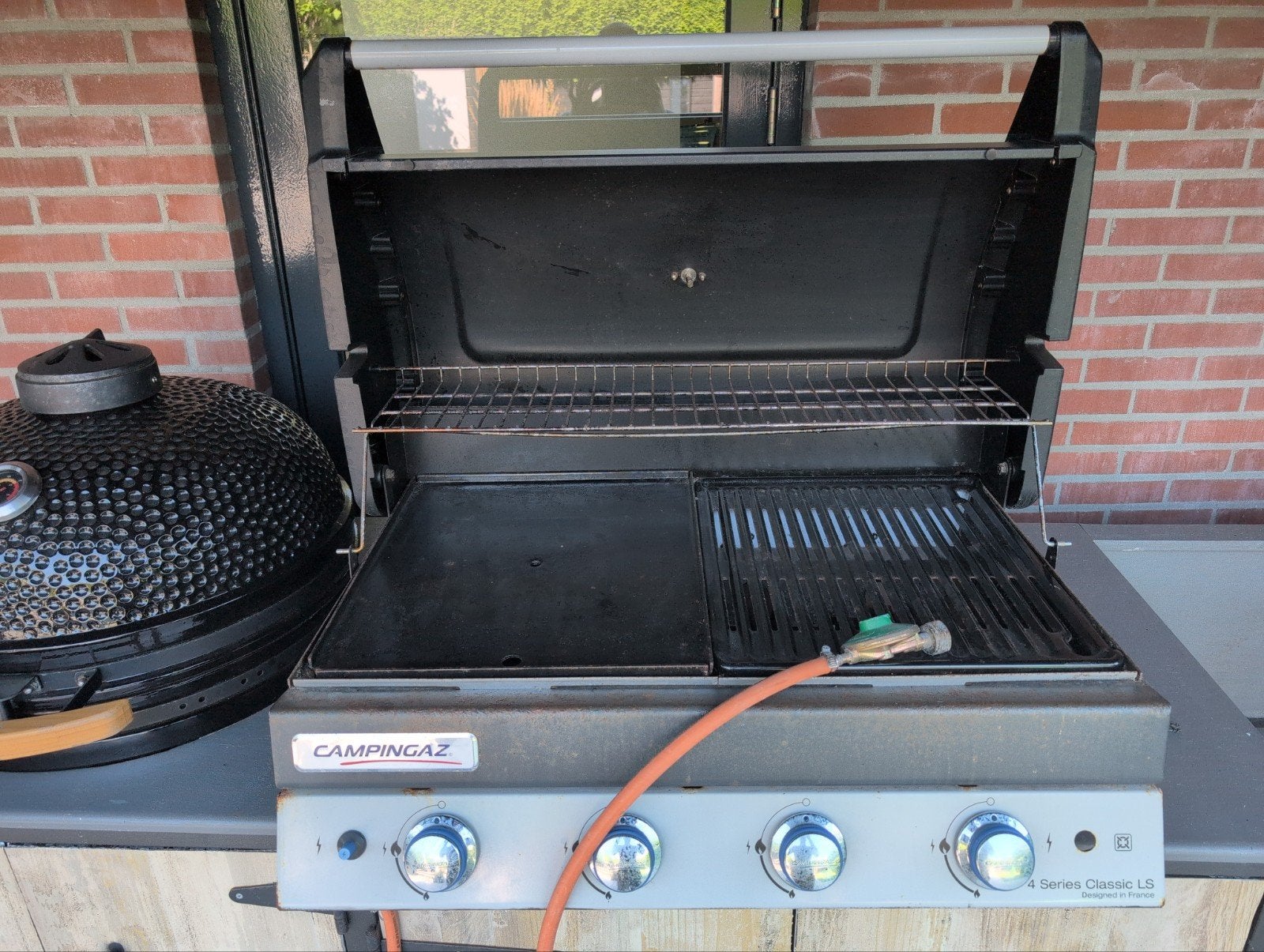 gas bbq campingaz 4 series classic LS, Tuin en Terras, Gasbarbecues, Ophalen, Gebruikt, Campingaz
