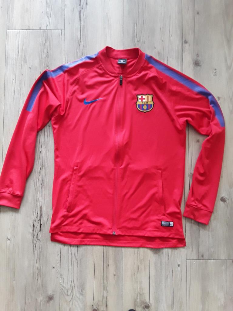 FC Barcelona trainingsjack, Maat 48/50 (M), Nike, Ophalen of Verzenden, Zo goed als nieuw