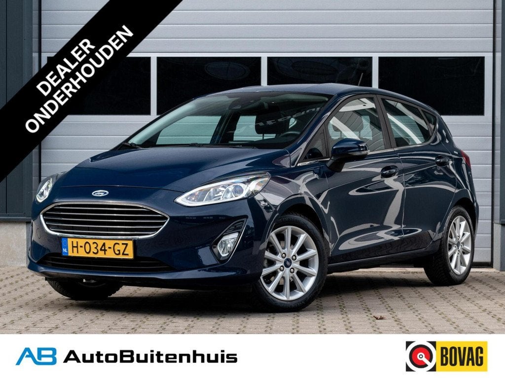 Ford Fiesta 1.0 EcoBoost Titanium|1e EIGENAAR|CLIMATE|CARPLA, Voorwielaandrijving, 94 pk, Gebruikt, Euro 6