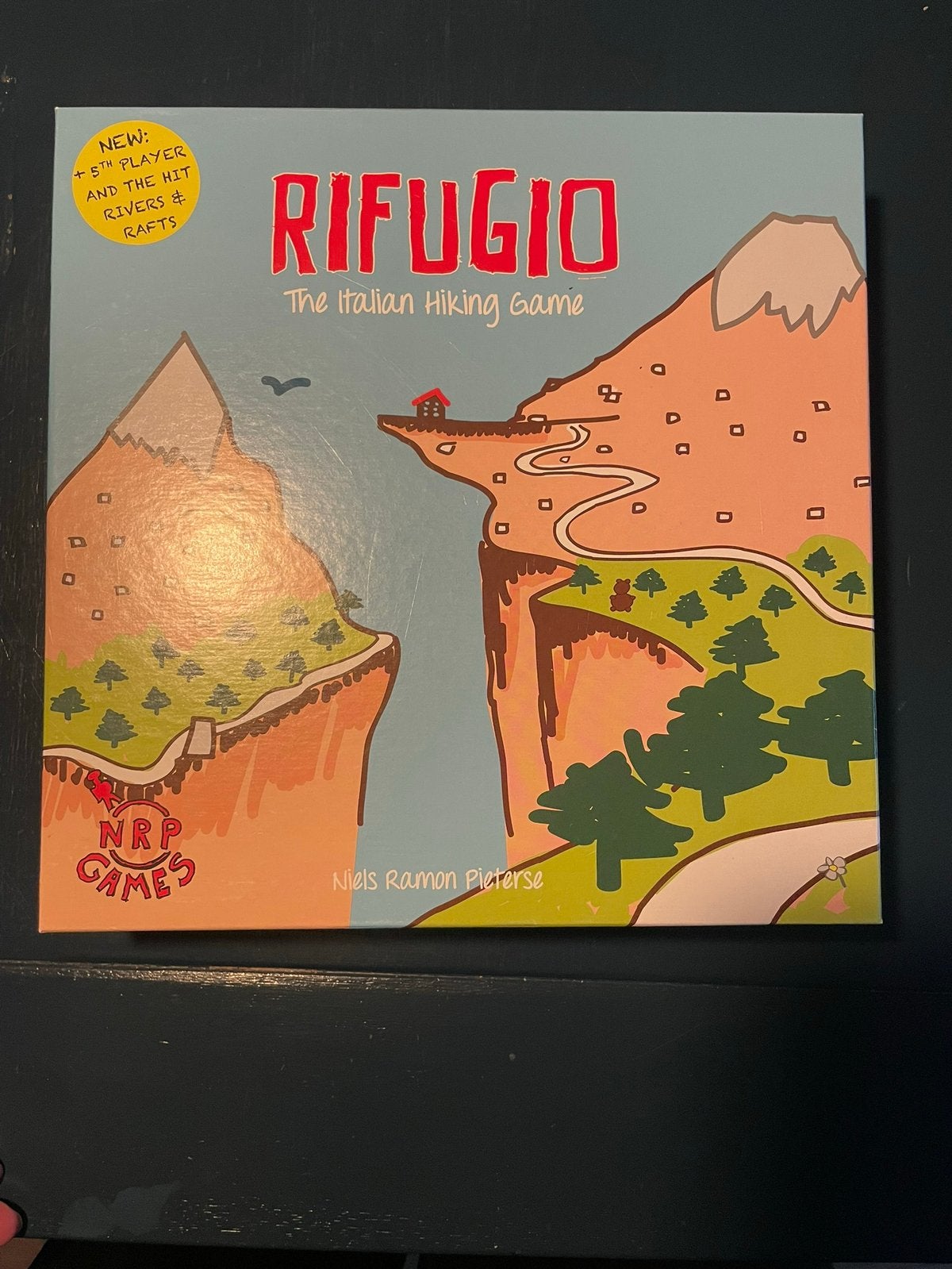 bordspel Rifugio, Ophalen, Zo goed als nieuw