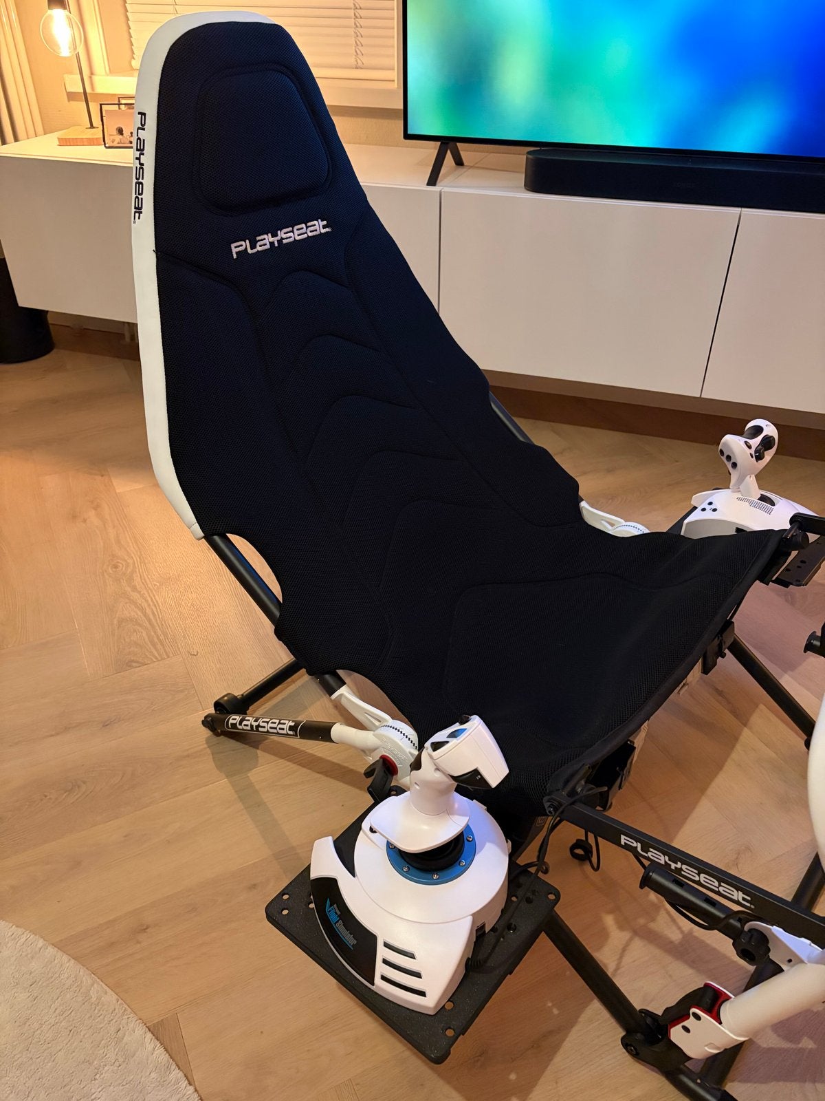 Playseat stoel met Thrustmaster HOTAS 5 (PS5/PC), Ophalen, Zo goed als nieuw