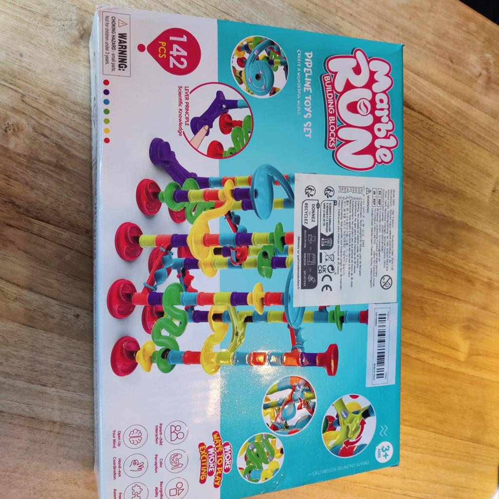 Marble Run knikkerbaan bouwset - 142 onderdelen, Ophalen of Verzenden, Zo goed als nieuw, Overige merken