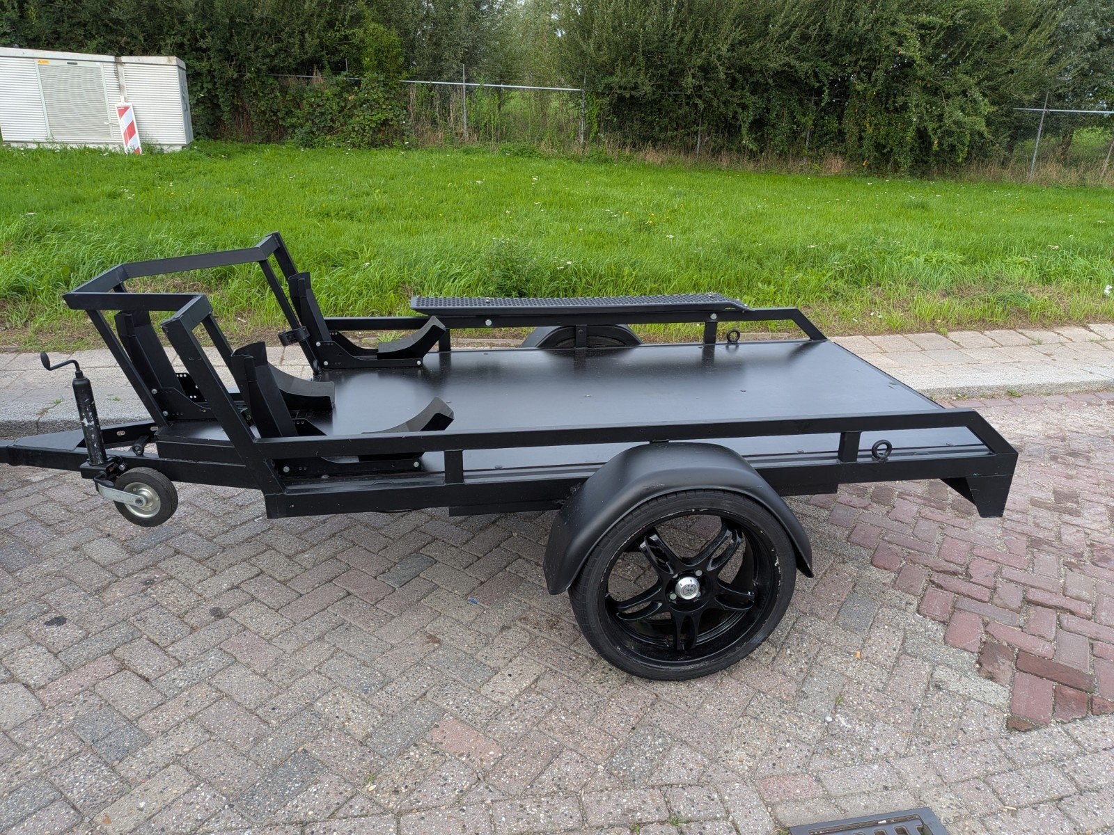 Motor aanhanger, motortrailer 3 motoren 1000kg as, Ophalen, Zo goed als nieuw