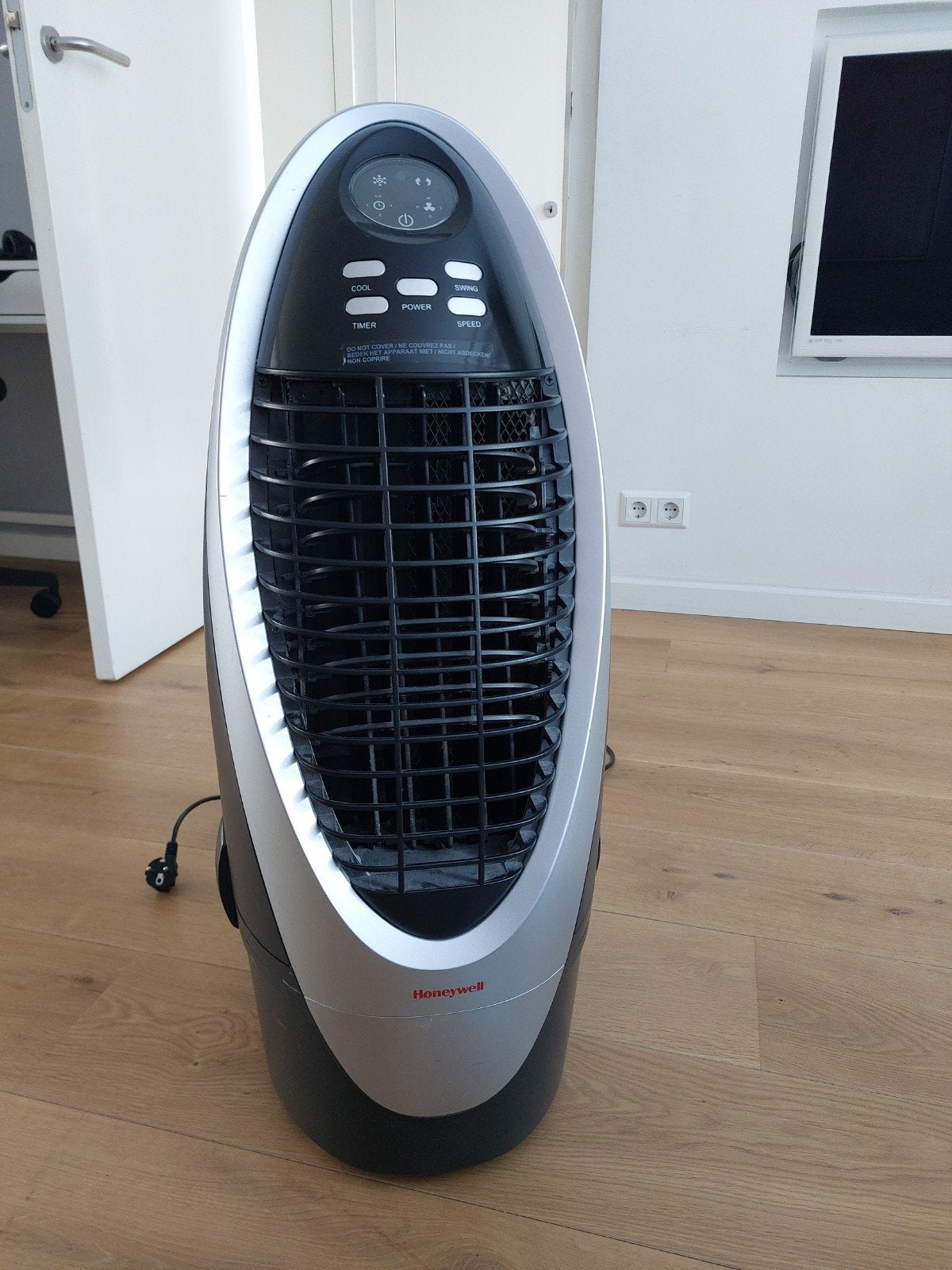 Honeywell Mobiele Luchtkoeler met Afstandsbediening, Ophalen, Gebruikt, Minder dan 60 m³, 3 snelheden of meer