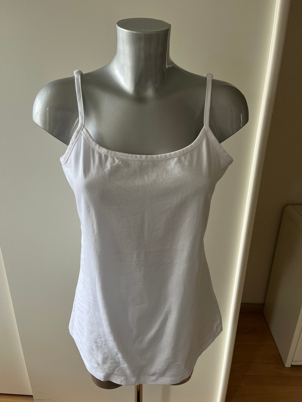 Ms mode spagettibandjes t-shirtje maat L, Kleding | Dames, Wit, Maat 42/44 (L), Nieuw, Ophalen of Verzenden
