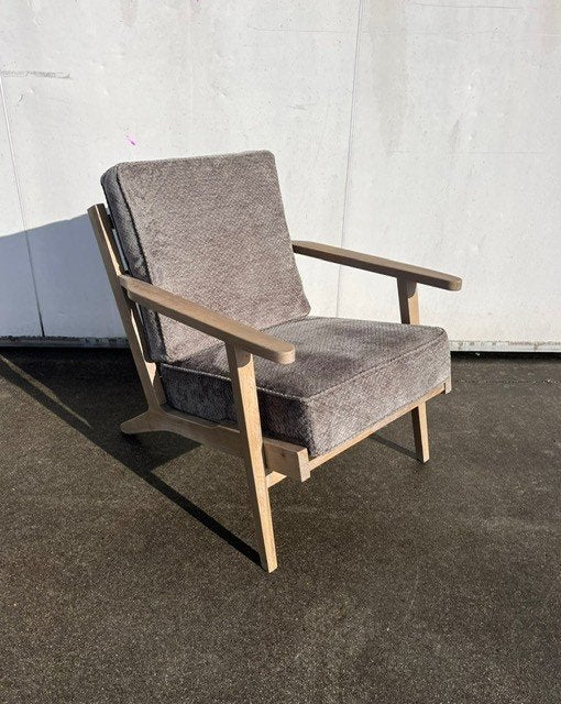 2 stuks luxe fauteuils osaka met arm maxfurn nieuw taupe, Ophalen, Hout, Nieuw, 75 tot 100 cm
