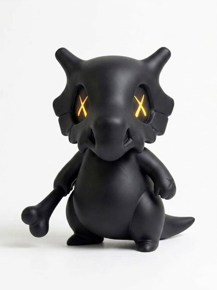 KAWS x Cubone Figuur - Zwart (Limited Edition), Verzamelen, Poppetjes en Figuurtjes, G, Nieuw, Ophalen of Verzenden, H