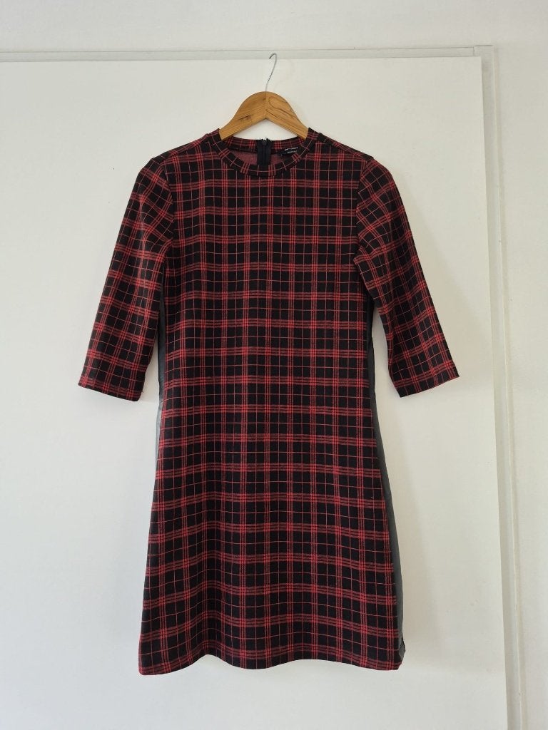 Jurk Yessica maat XS dames - zwart / rood, Kleding | Dames, Yessica, Ophalen of Verzenden, Zo goed als nieuw, Maat 34 (XS) of kleiner