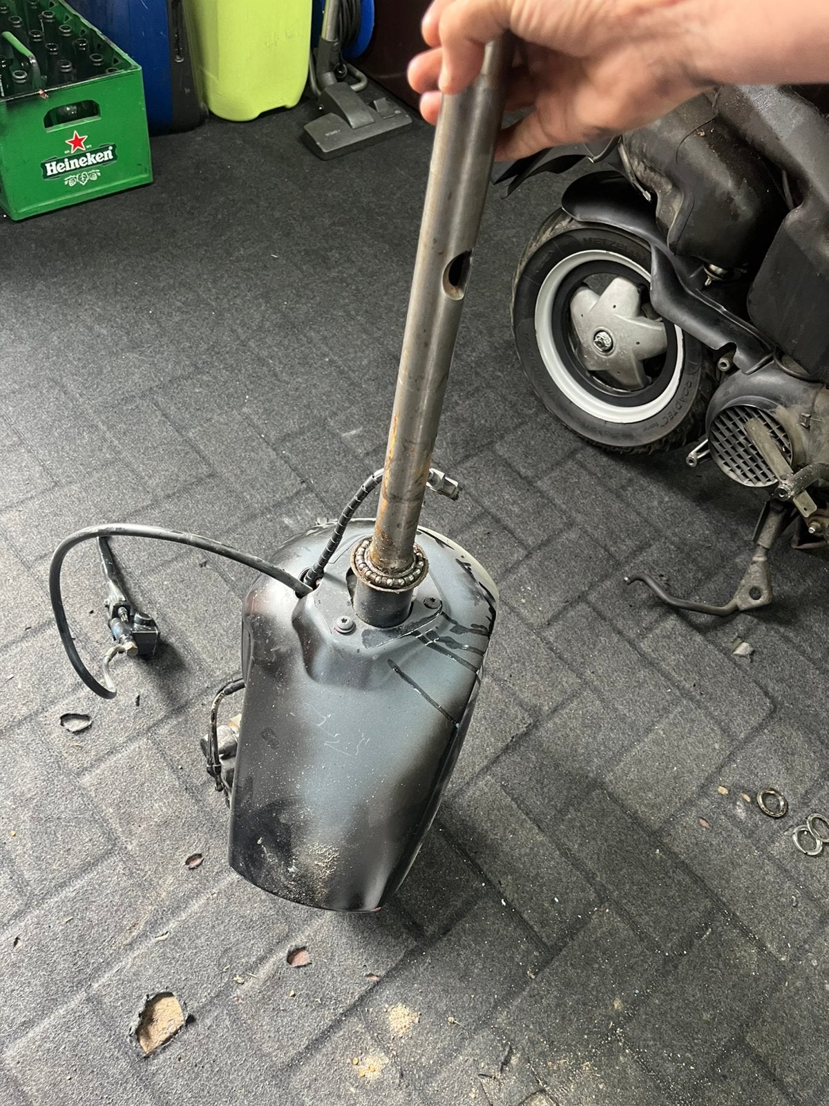 Vespa voorvork, Ophalen, Zo goed als nieuw, Overige typen, Vespa