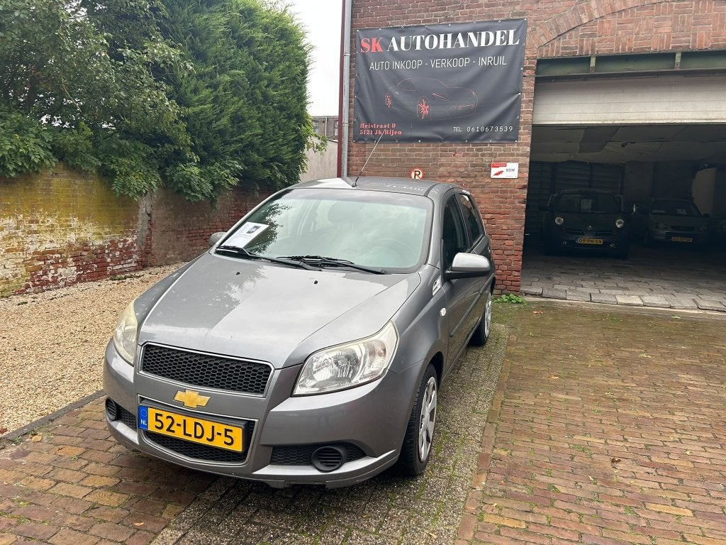 Chevrolet Aveo 1.2 16V 5D 2010 FACTUREN I AIRCO I NW KOPPELI, Voorwielaandrijving, 40 €/maand, Aveo, 4 cilinders