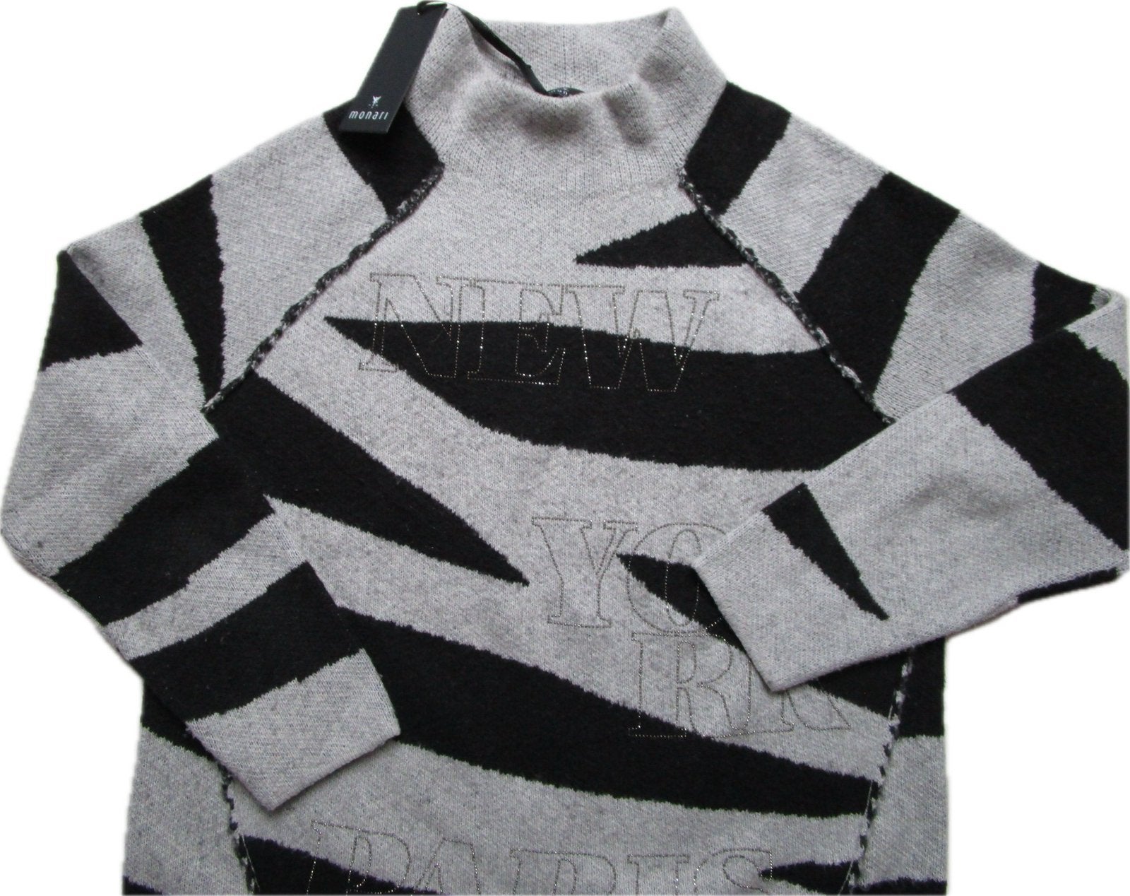 Trui Monari, Kleding | Dames, Verzenden, Nieuw, Maat 38/40 (M), Grijs