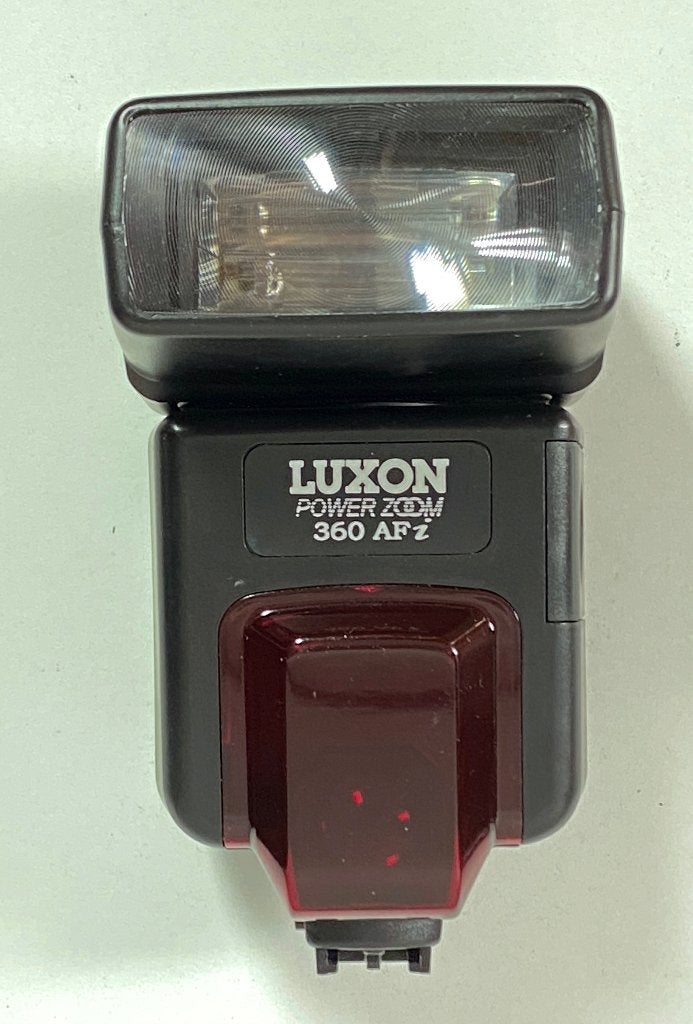 Luxon 360 Afi flitser voor Minolta, Gebruikt, Externe flitser, Minolta, Kantelbaar