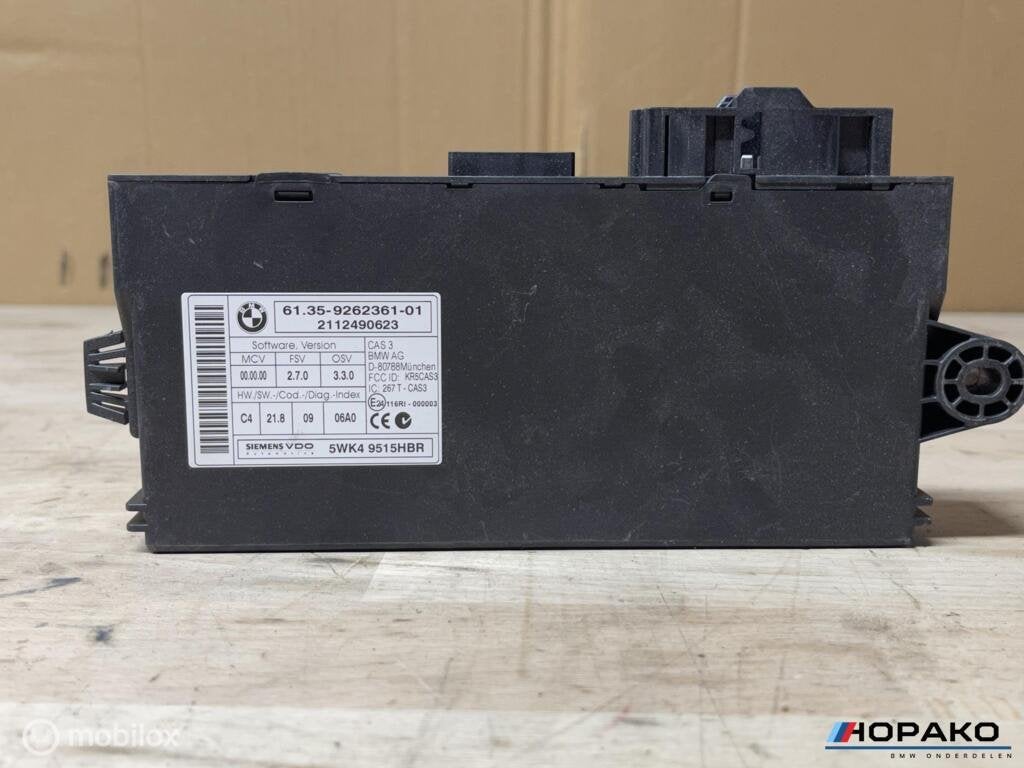 CAS module BMW 1/3 serie e9x e8x | 6135926236101, Auto-onderdelen, Elektronica en Kabels, Gebruikt, Einsteinlaan 5 rijswijk, Bmw
