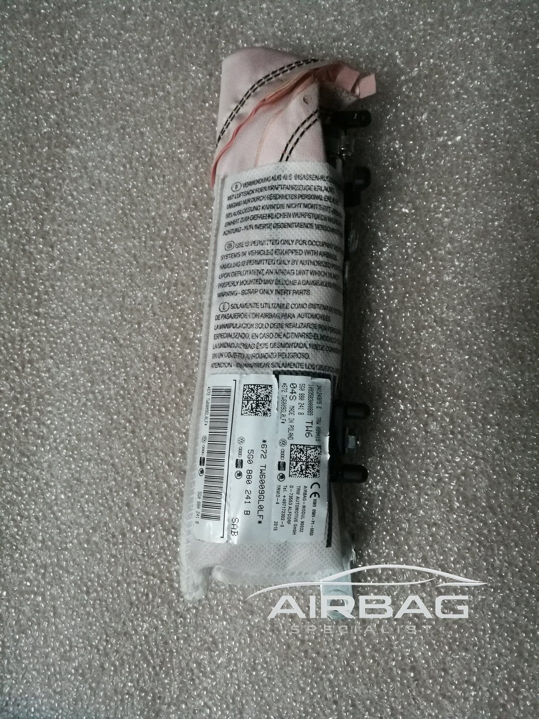 SEAT LEON LEON ST model 2013-2020 stoel airbag links left 5F, Auto-onderdelen, Gebruikt, -, -, Ophalen of Verzenden