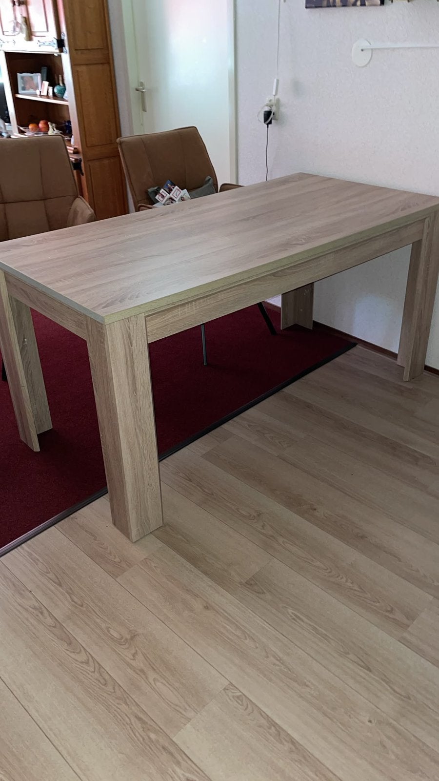 Eettafel, Ophalen, 50 tot 100 cm, Zo goed als nieuw, 150 tot 200 cm