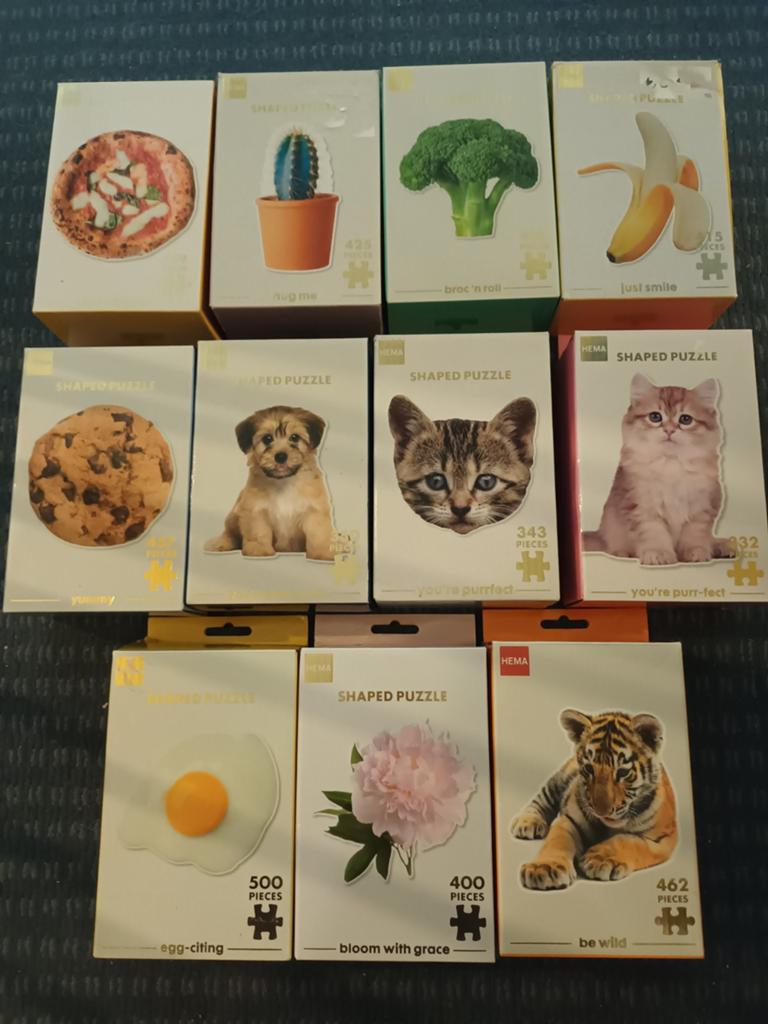 Hema silhouet legpuzzels, Ophalen, Minder dan 500 stukjes