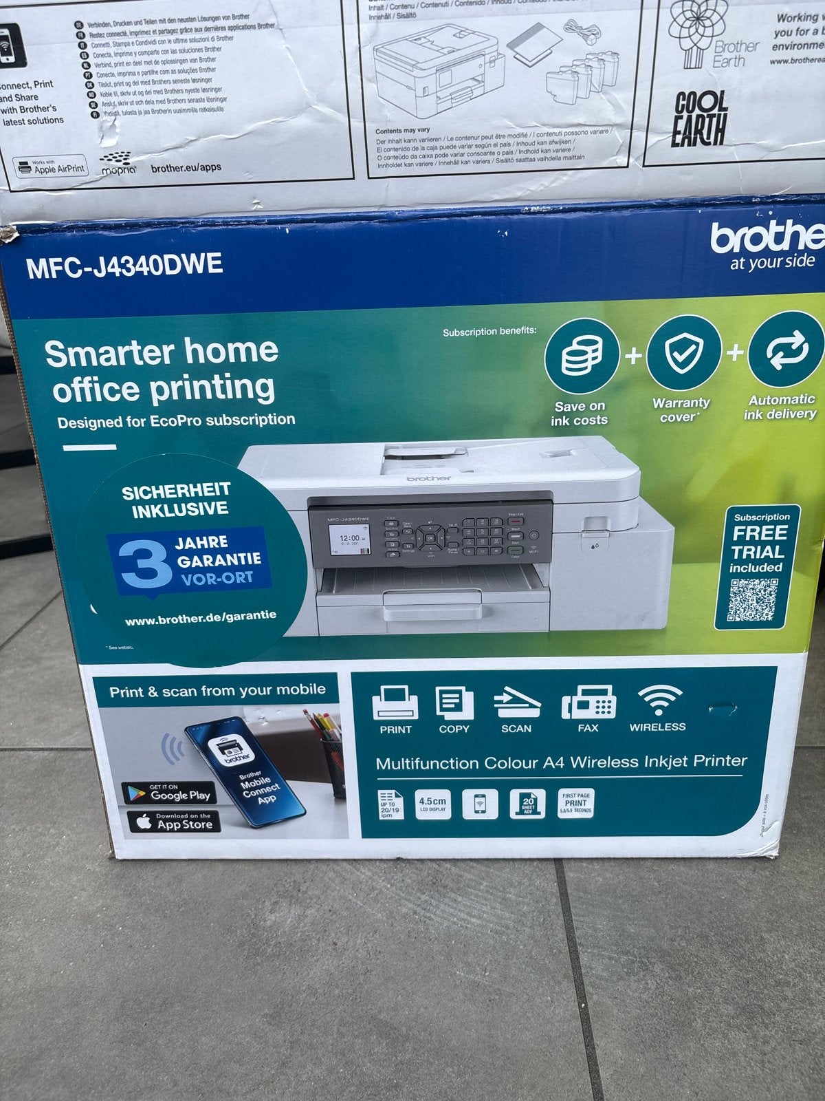 Brother MFC-J4340DWE All-in-One Inkjetprinter, Ophalen, Faxen, Inkjetprinter, All-in-one