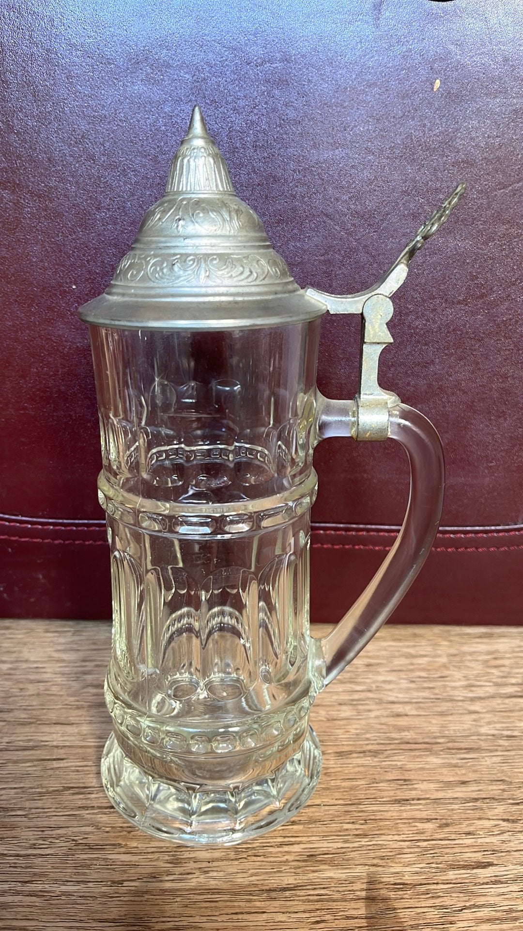 Bierpul met tinnen deksel, Antiek en Kunst, Ophalen of Verzenden