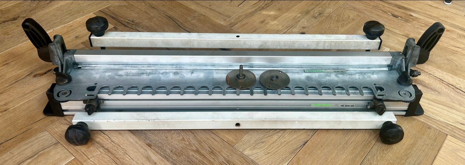 Festool Verbindingssysteem VS600-GE + Sjabloon VS600-SZ, Ophalen, Gebruikt
