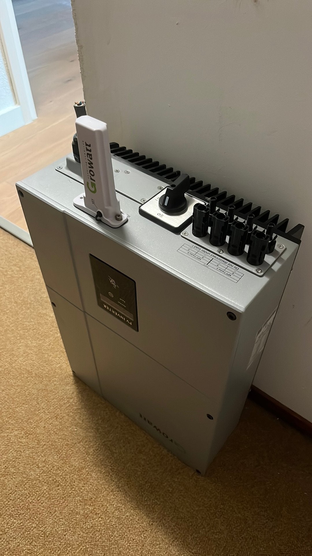 Growatt 5000MTL omvormer (5 kW) – Werkend verwijderd, Ophalen, Gebruikt, Overige typen