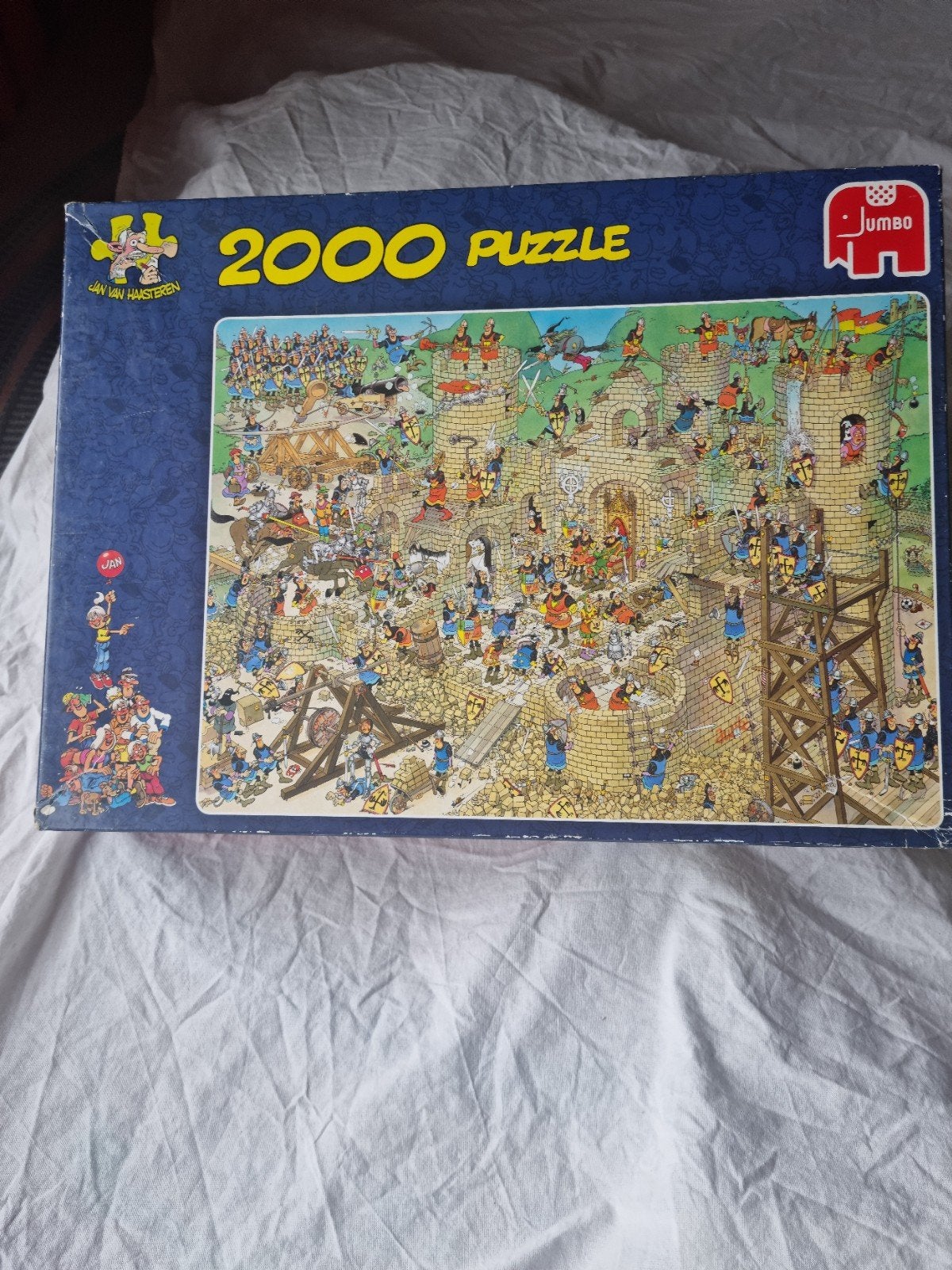 Jan van Haasteren 2000 stukjes - De Middeleeuwen, Ophalen, Meer dan 1500 stukjes, Gebruikt, Legpuzzel