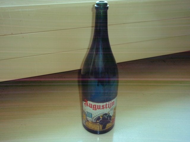 21 lege bedrukte bierflessen, Ophalen, Gebruikt, Flesje(s), Overige merken