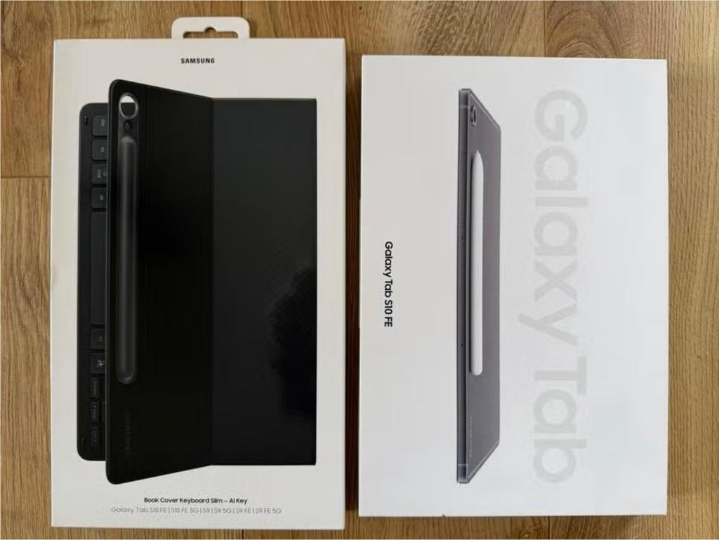 Samsung S10FE Grijs met originele keyboard, pen en garantie, Ophalen, TAB S10 FE, 11 inch, Zo goed als nieuw
