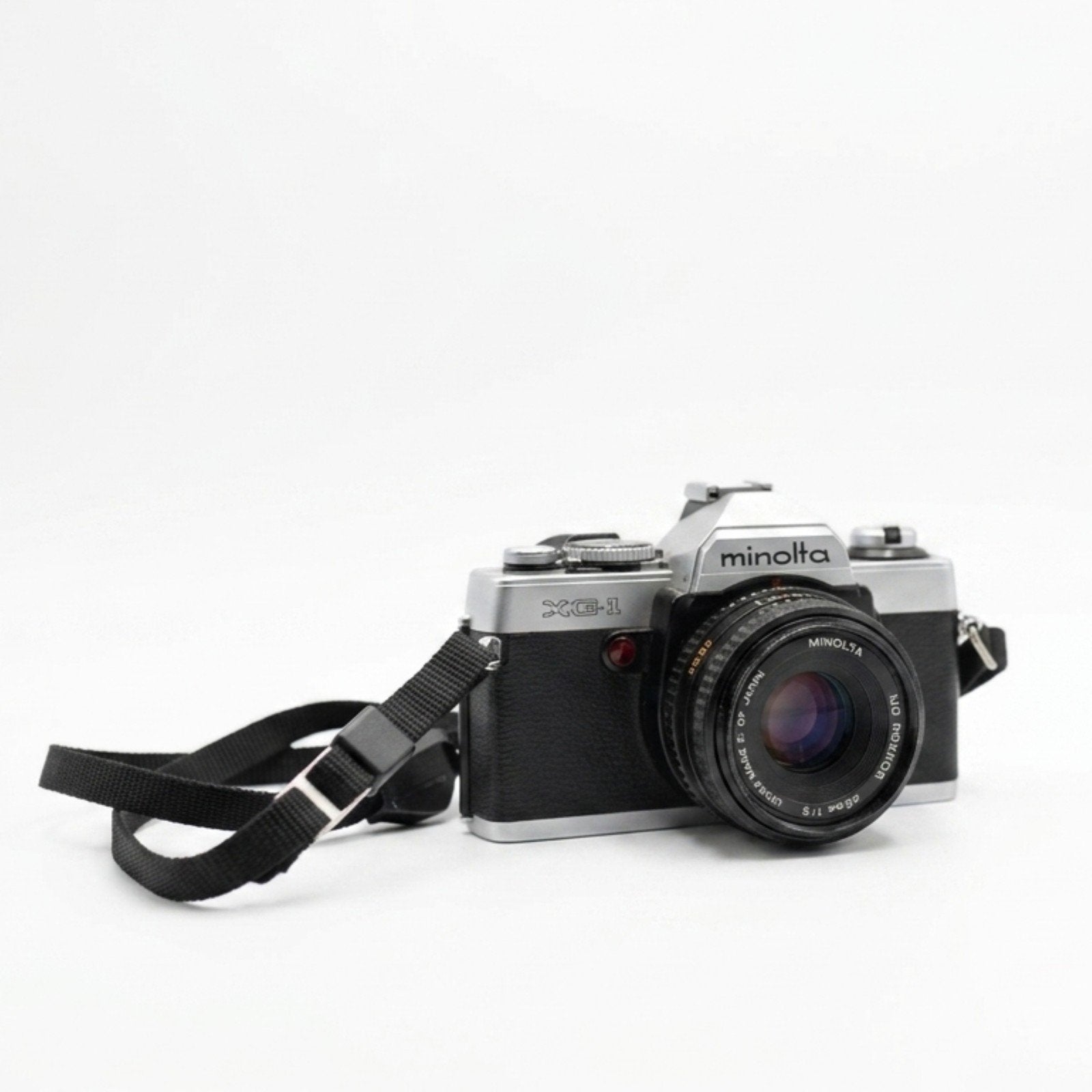 Minolta XG-1 MET Minolta MD Rokkor 45mm F2.0, Ophalen of Verzenden, Zo goed als nieuw, Spiegelreflex, Minolta