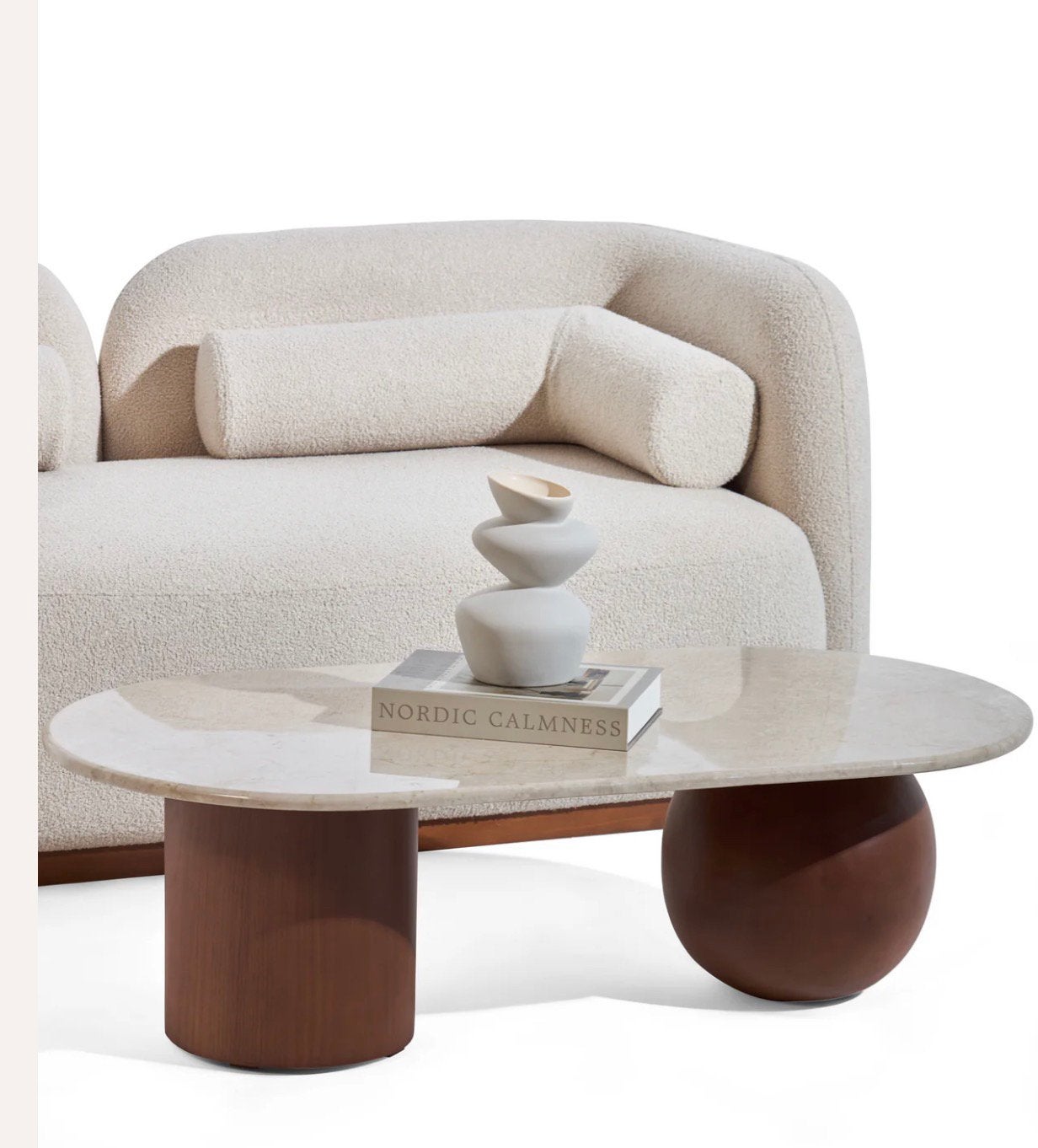 Coffee Table Crema Marfil marble, Ophalen, Overige materialen, 100 tot 150 cm, 50 tot 100 cm