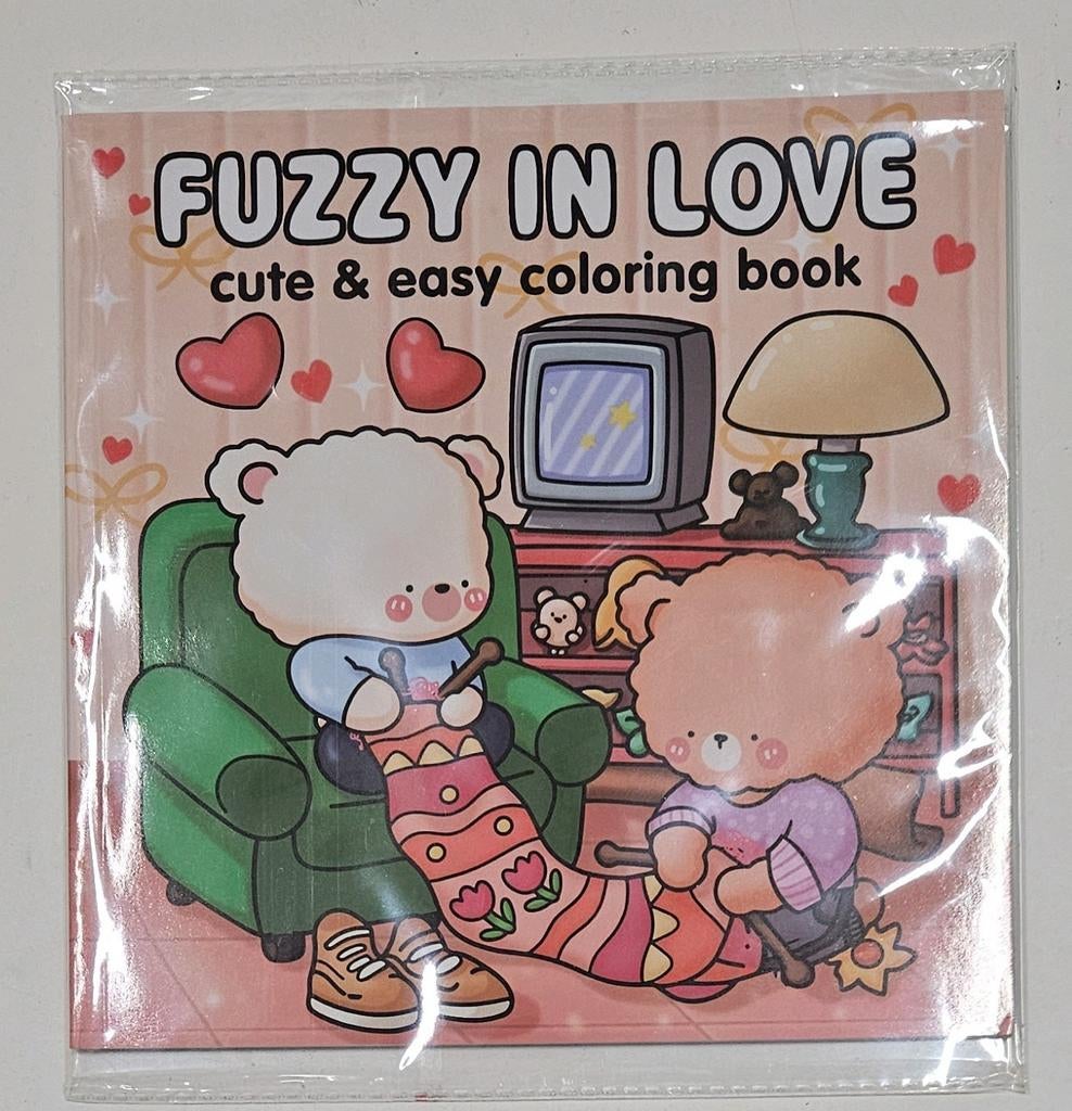 Fuzzy in love cute & easy colouring book, Ophalen of Verzenden